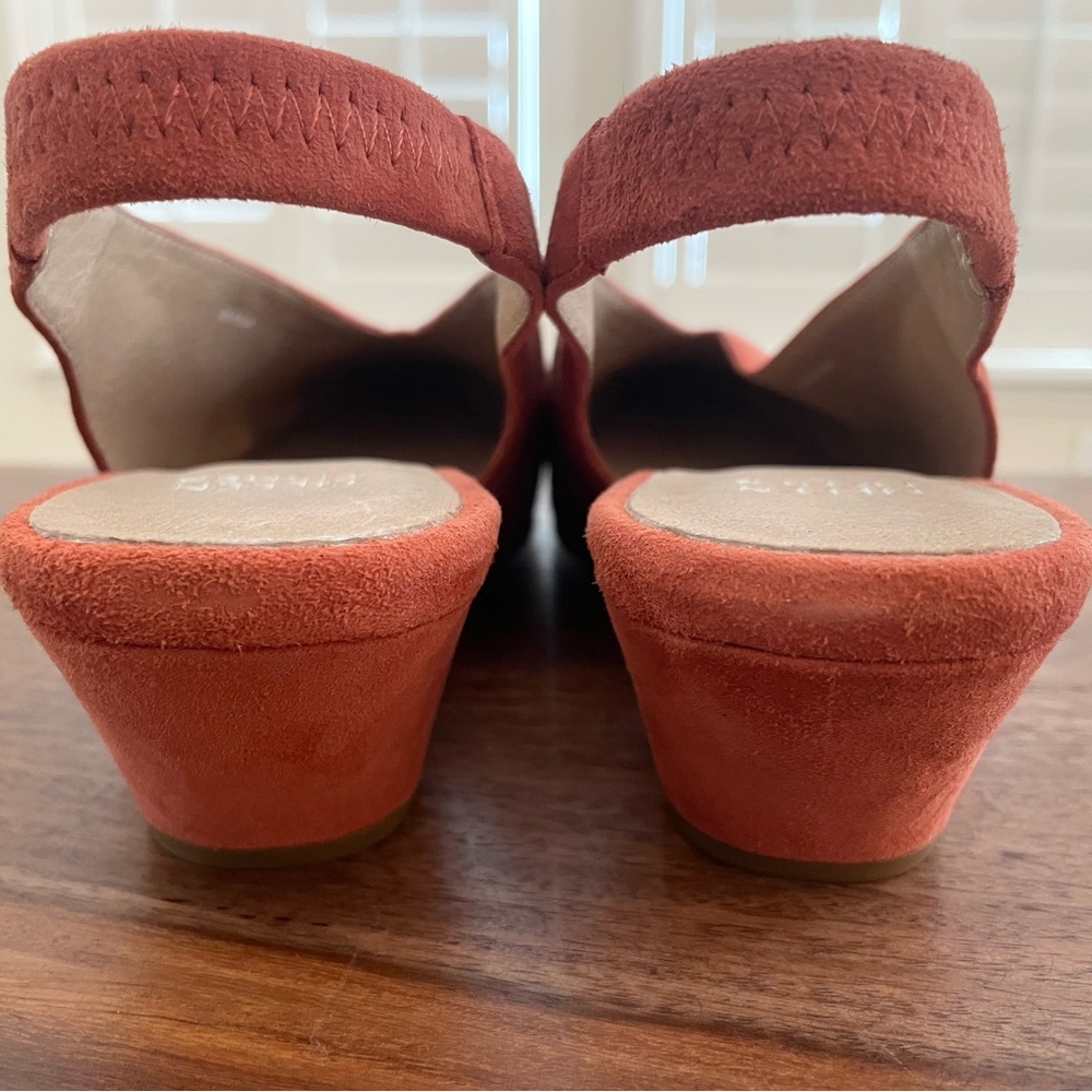 Eileen Fisher Gatwick Slingback Pump in Spice Suede - Picture 10 of 12